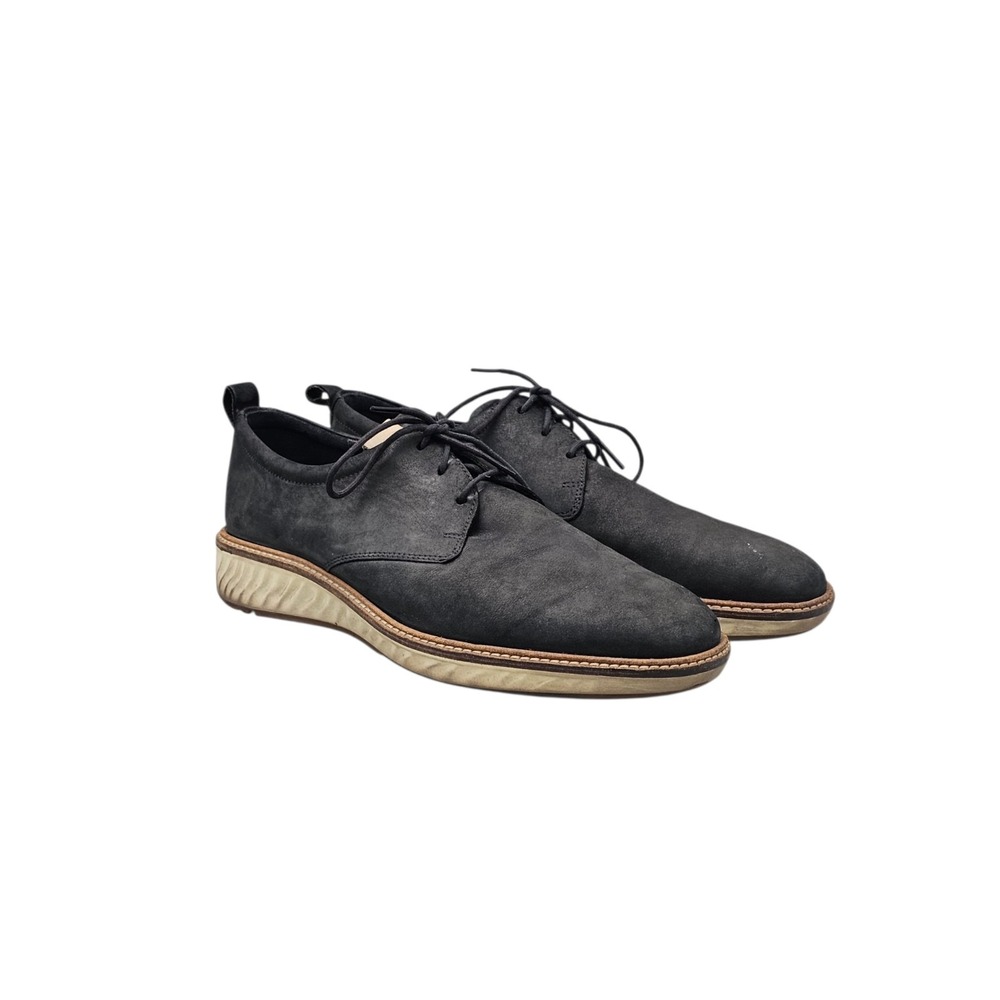 ECCO Mens ST.1 Hybrid Black Leather Comfort Oxford Shoes 836404-02001 Size 44 10